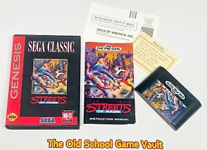 Streets of Rage - Authentic Sega Genesis Game - Complete w/ Manual CIB - Picture 1 of 6