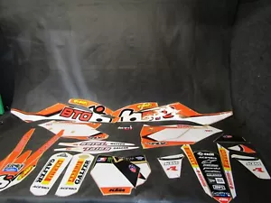 Kit grafica KTM SX/SXF 125-450 2016-2018 Team BTO KT8018 - Foto 1 di 4