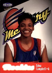 Ultra WNBA #108 1999 Edna Campbell SP RC Phoenix Mercury Texas Longhorns - Imagen 1 de 2
