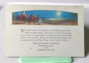 Prichard Company Frostburg & Cumberland - Christmas Card - Picture 1 of 2