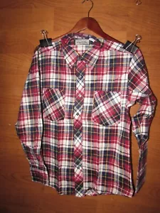 Camisa vintage Canyon Trails franela LS abotonada talla S NUEVA - Imagen 1 de 8