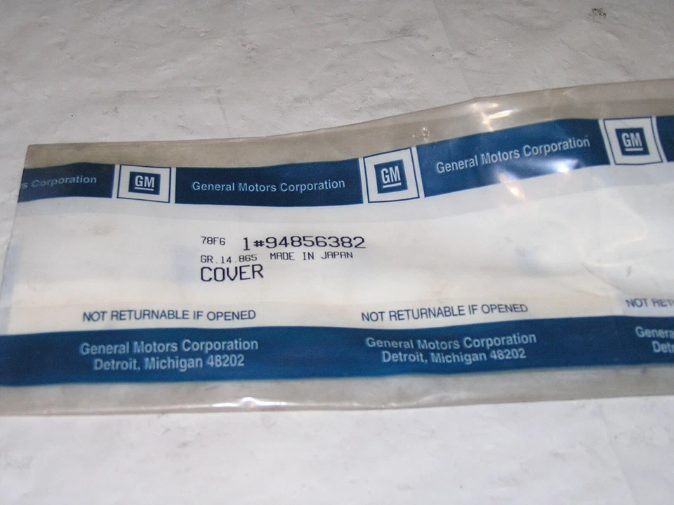 NOS GM Crash Bag Sensor Module Cover 94856382 93-96 Nova Prizm Geo Prizm  - Image 1 of 2