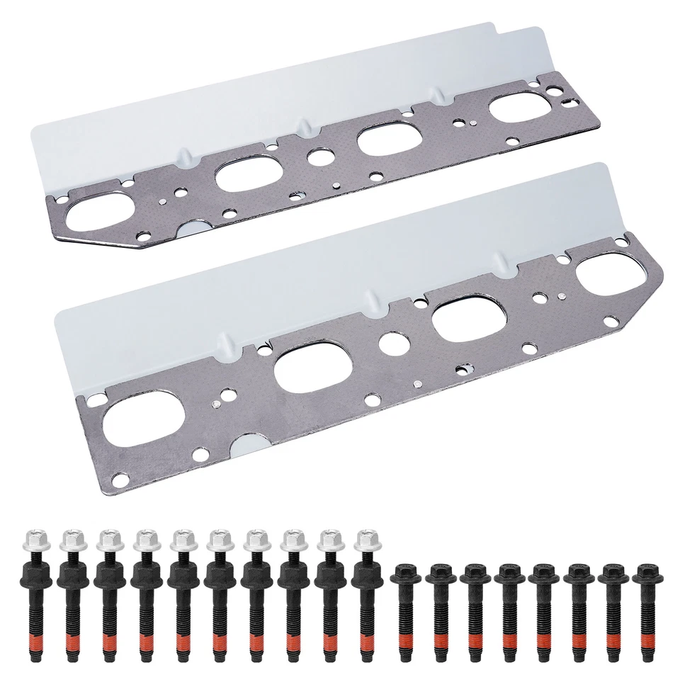 5.7 Exhaust Manifold Gasket Kit w/Bolt Nuts for 2009-2020 Dodge Ram Jeep 5.7L V8 - Image 1 of 4