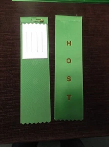 HOST Award grünes Band Menge 7 Goldfolie Buchstaben angeheftet und gekrempelt - Bild 1 von 1