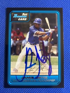 2006 Bowman Jamie Ortiz #DP47 Auto Signed Autograph Dodgers 