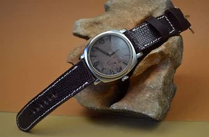 UHRENARMBAND ECHT ECHSE BURGUNDY II BORDEAUX FÜR PANERAI HANDMADE BAND MA STRAP - Bild 1 von 12