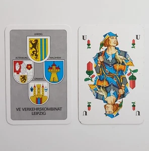 DDR Skat Kartenspiel VE Verkehrskombinat Leipzig Waldheim Grimma Altenburg - Bild 1 von 5