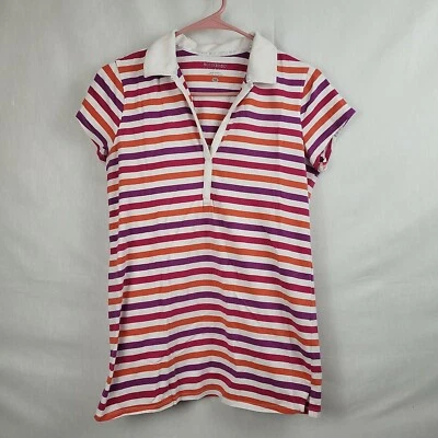 Motherhood Womens Multicolor Short Sleeve Collared Pullover T Shirt Top Size M - Image 1 of 4