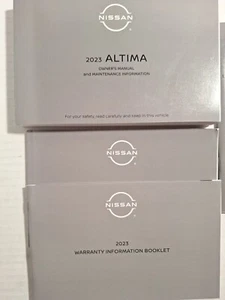 2023 Nissan ALTIMA Owners Manual Set with Quick Reference Guide - Foto 1 di 9