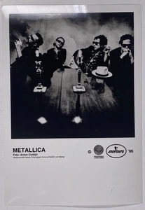 Metallica Photo Black And White Original Press Promotion 1996 - Picture 1 of 12