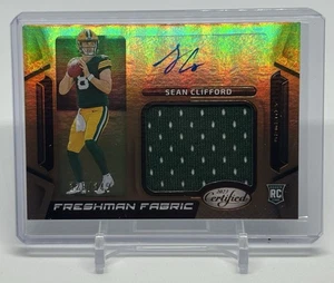 2023 Certified Freshman Fab Bronze Sean Clifford Rookie Patch Auto /349 Packers - Picture 1 of 2
