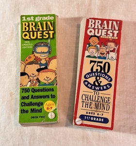 Brain Quest ~ 1. Klasse 750 Fragen und Antworten zur Herausforderung des Geistes ~ Alter 6-7 - Bild 1 von 7