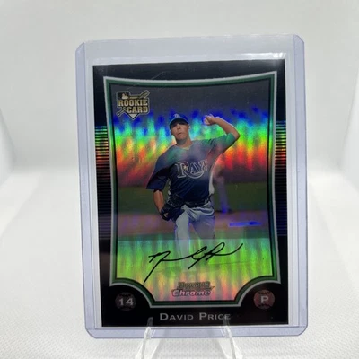 2009 Bowman Chrome - David Price #213 Refractor (RC) - Image 1 of 2