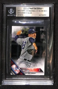 2016 Topps Mini 1/1 Blank Bank #218 Andrew Miller BGS Authentic - Picture 1 of 2