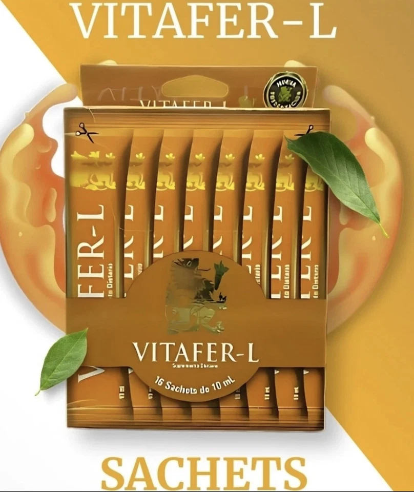Saquetas multivitamínicas unissex VITAfers 16 X 10ml - Imagem 1 de 2