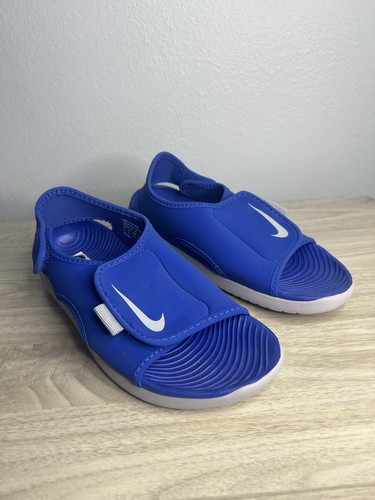 Nike Sunray Adjust 5 V2 Taglia 5Y Stile Ragazzo Bambini Regolabile Blu Impermeabile