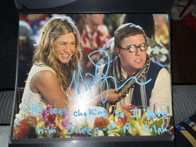 FOTO 8X10 FIRMADA POR NICK SWARDSON JUST GO WITH IT CON NOMBRE DE PERSONAJE Y CITA Foto 1 de 4