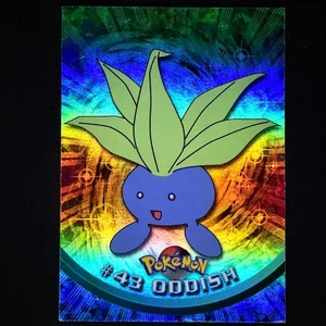 topps Pokemon TV Animation Edition Series 1 Rainbow Holo Foil #43 Oddish - Picture 1 of 2