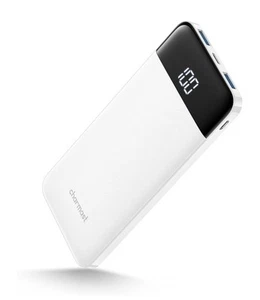 Charmast 10400mAh Power Bank Portable Charger USB C Slim Thin Model W1056. White - Picture 1 of 8