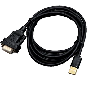 Convertidor de cable adaptador serie 3 pies USB 2.0 (M) a RS232 9 pines, chapado en oro, nuevo - Imagen 1 de 5