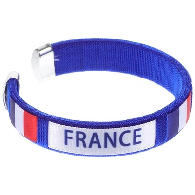  Frankreich Fußballspiel Armband Gurtband Armband Dekoration Fußballspiel Cheer - Bild 1 von 4