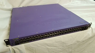 READ! Extreme Summit x460-48p 48 Port Gigabit POE Ethernet Switch with Rack Ears - Image 1 of 4