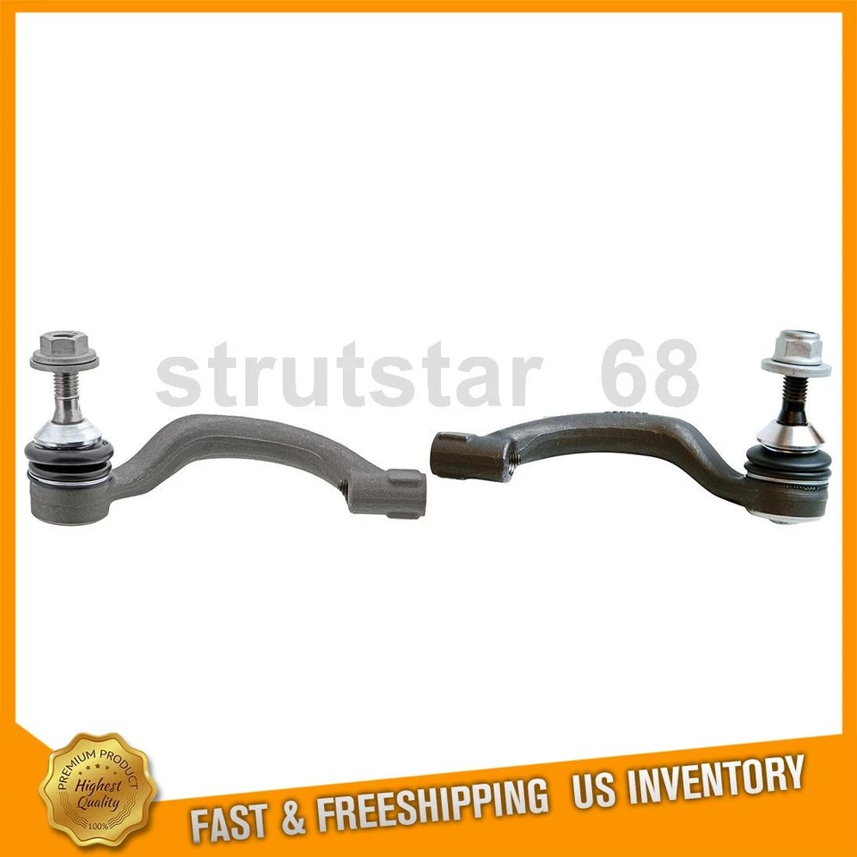 2 Front Outer Tie Rod Ends Fits Jaguar XF 5.0L 3.0L 2.0L 4.2L Jaguar XFR 5.0L - Image 1 of 4