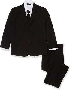 Black Kids Suit & Tie Set - Size 5 - Rafael NWT!!! - Picture 1 of 1