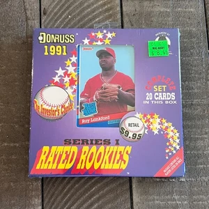 Donruss 1991 Series 1 Rated Rookies Complete 20 Card Set FACTORY SEALED - Picture 1 of 2