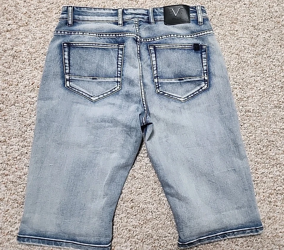 Pantalones cortos de mezclilla Versace V19-69 para hombre 32x15 Abbigliamento Sportivo SRL  Foto 1 de 4