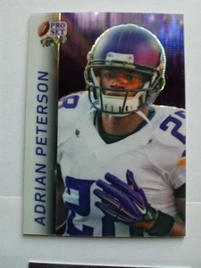 Adrian Peterson 2024 Pro Set Metal Retro Pro Set Purple Prizm #/4 Rare Vikings - Picture 1 of 2
