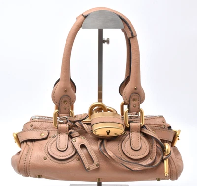 Chloe [Rank Almost A] Mini Paddington Hand Bag Purse Leather Shoulder Brown Auth - Image 1 of 4