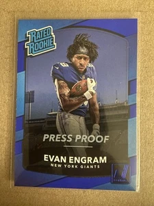 2017 Donruss Press Proof Blue #330 Evan Engram Rookie - Picture 1 of 2