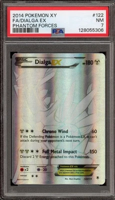 Pokemon Dialga EX XY Phantom Forces Secret Rare Full Art #122 PSA 7 - Image 1 of 2