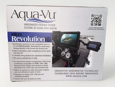 Cámara submarina Aqua-Vu Micro Revolution HD con estuche ~ entusiasta de la pesca ~ NUEVA Foto 1 de 4