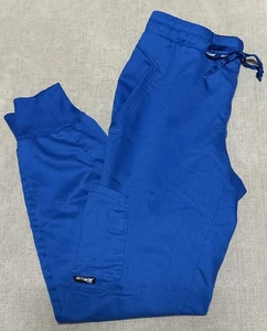 Greys Anatomy Kira Jogger Womens Medical Scrub Pants Royal Blue XS - Picture 1 of 7