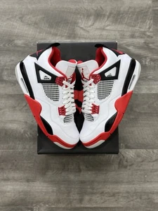Size 9 - Jordan 4 Retro Fire Red (2020) - Picture 1 of 6