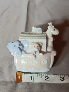 Enesco Precious Moment 1993 Arca de Noé Luz Nocturna De Colección FUNCIONA SIN CAJA - Imagen 1 de 5