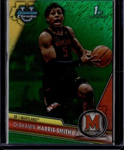 2023-24 Bowman U Chrome DeShawn Harris-Smith Green Shimmer 1st Bowman 45/99 - Picture 1 of 2