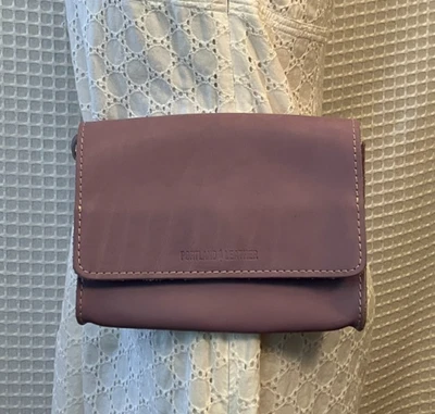 Portland Belt Bag / Crossbody Bag, Leather, Basic, Lavender, Adjustable - Image 1 of 4