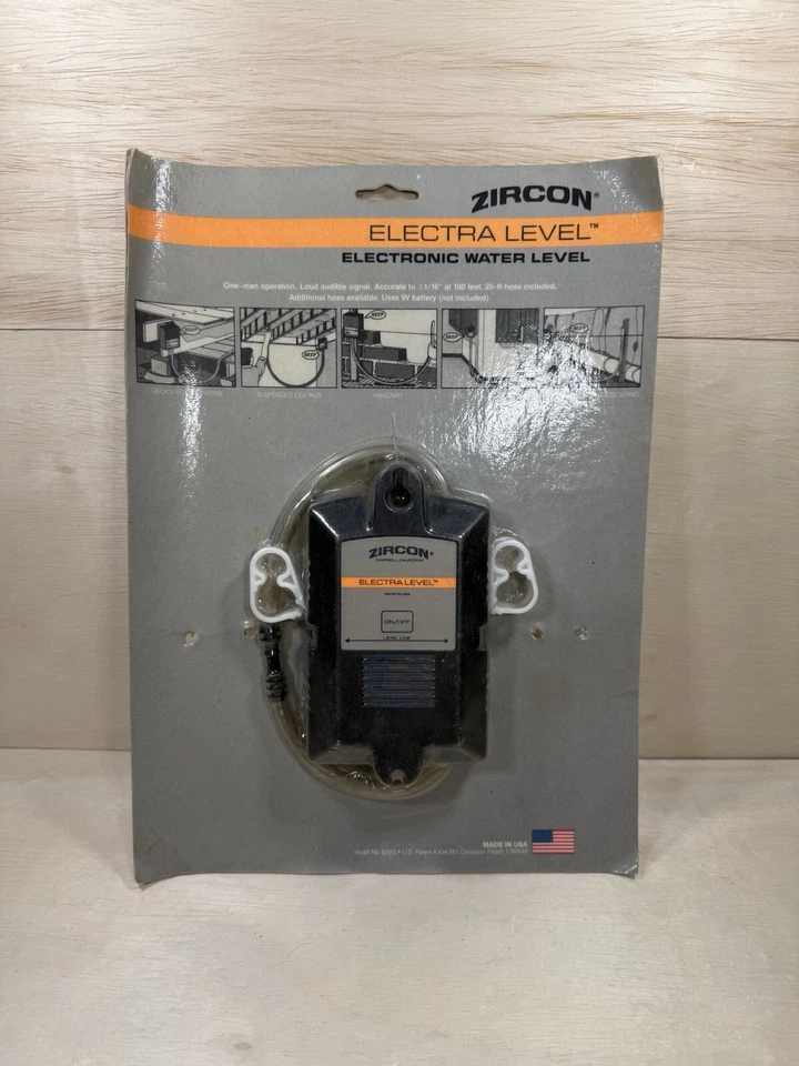Zircon Electra Level Electronic Water Level - Model 62010 Made In U.S.A. Sealed - Image 1 of 4