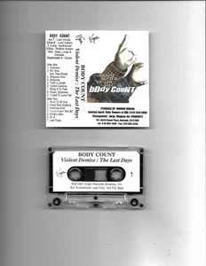 Body Count- Violent Demise: The Last Days *Advance Promo Cassette* *RARE** 1997 - Picture 1 of 1