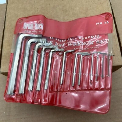 Great Neck HK15 Steel Hex Allen Wrench Key Made in USA *Read See Pics - Image 1 of 4