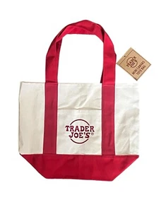 Trader Joe’s Canvas, Mini Tote Bag - Rot - Limited Edition! - Bild 1 von 6