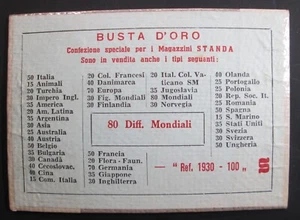 MAGAZZINI   STANDA  1950  Busta  d'Oro   Confezione speciale   80  Francobolli - Imagen 1 de 2