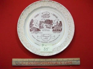 PLACA DE CERÁMICA CONCORD NORTH CAROLINA 1799-1949 HISTORIA HISTÓRICA CENTENARIA EN MUY BUENA CONDICIÓN - Imagen 1 de 4