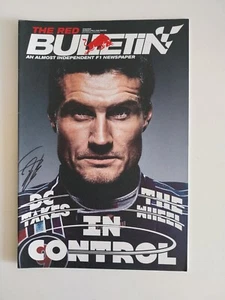 Copia firmada por David Coulthard del Boletín Rojo 2008 - Imagen 1 de 3