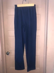Vintage never-worn women's knit pants size 16 blue - Picture 1 of 7