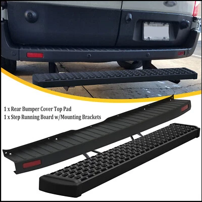 Cubierta de parachoques trasero almohadilla superior + estribo paso para Ford Transit-150 250 350 15-22 Foto 1 de 4