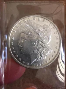 1894-O $1 Morgan Silver Dollar - Picture 1 of 9